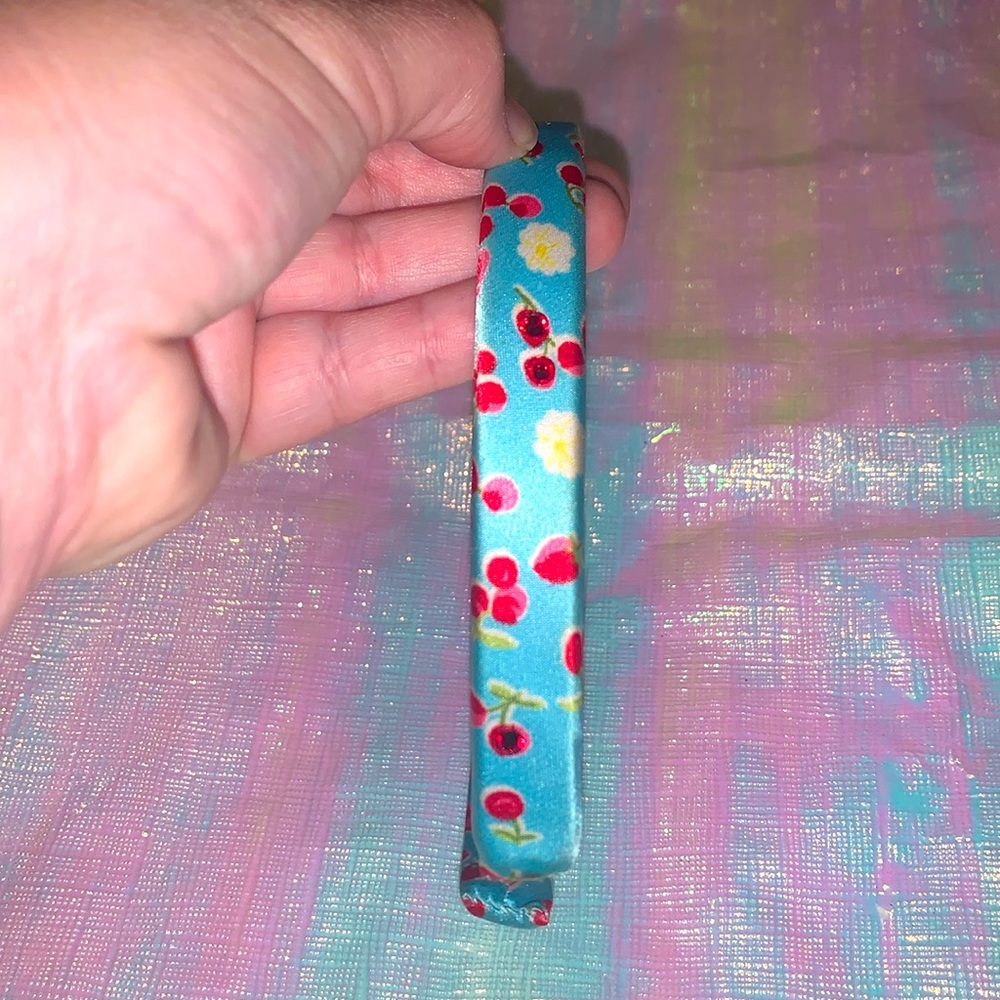 🎀Powder blue/ Red Strawberry Swarovski Crystal Headband